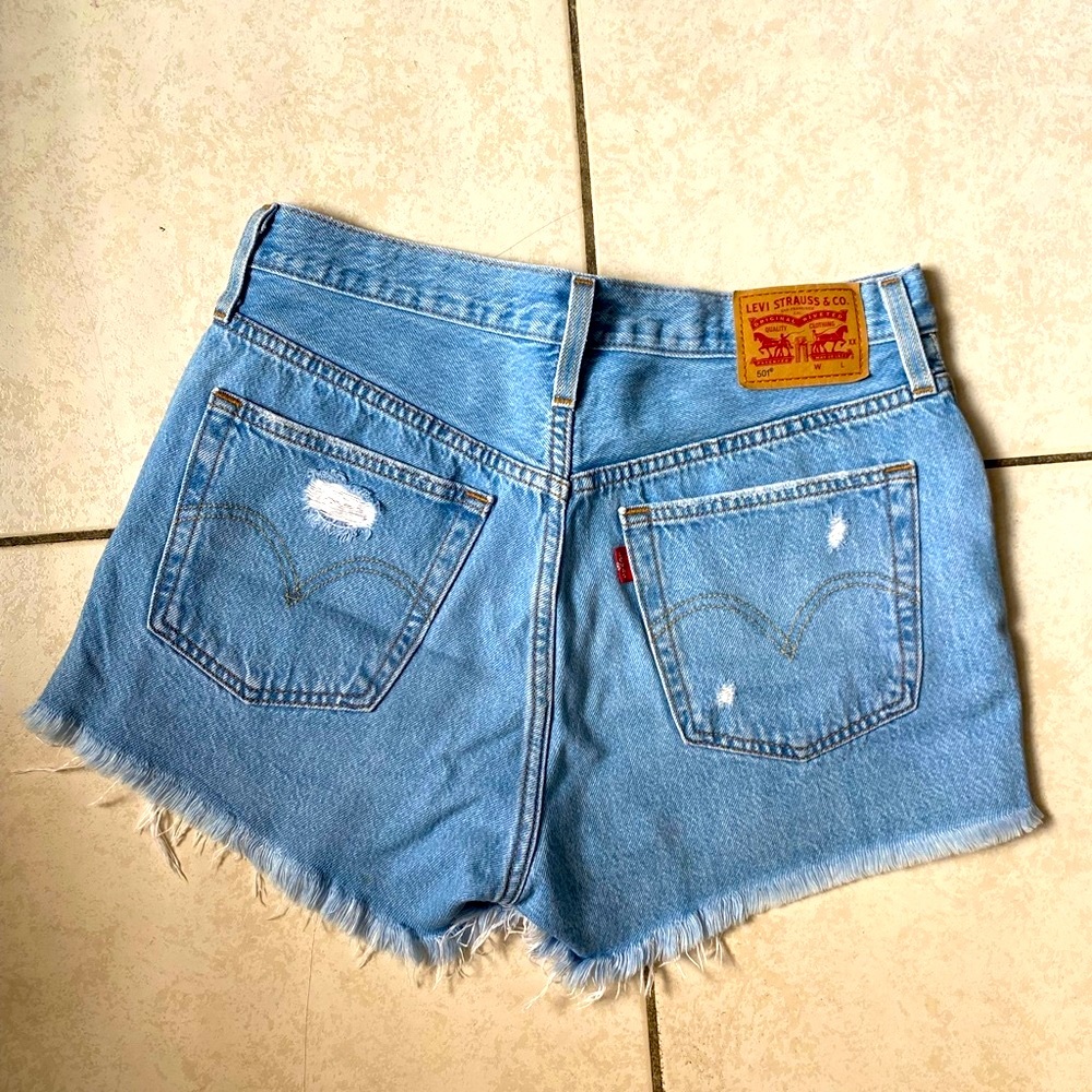 Levi’s 501 high rise shorts
